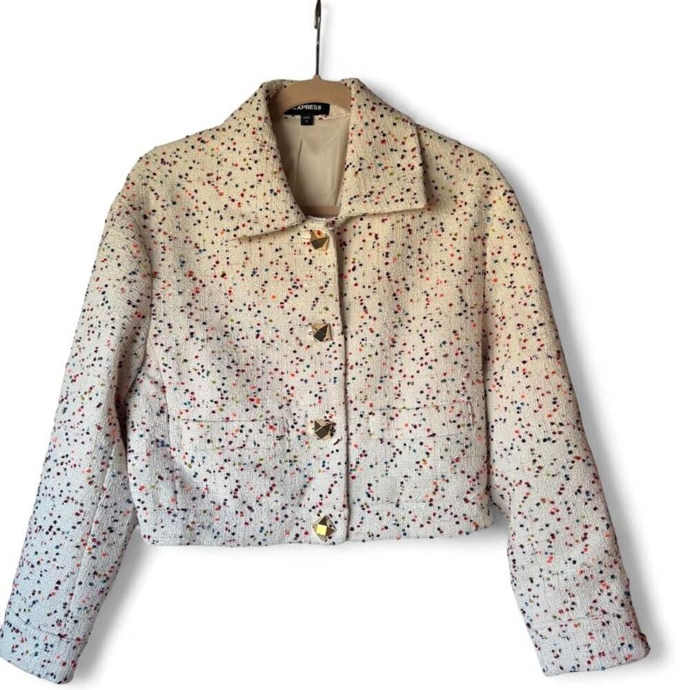 Express Tweed Boucle Confetti Jacket
